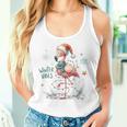 Winteribes Flamingo Christmas Xmas Slogan Tank Top Frauen Geschenke für Sie