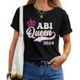 Abitur Queen 2024 Abi High School T-shirt Frauen