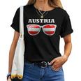 Austria Coat Of Arms Flag Glasses & Women's Austria T-shirt Frauen