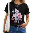 Birthday Girl 8Th Birthday Squish Squad Mallow Girls Women T-shirt