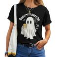Borracho Halloween Drink Beer Mexican Drunk Ghost Spanish Women T-shirt
