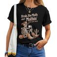 Bruh The Math Ain't Mathin' Show Your Work Halloween Teacher Women T-shirt