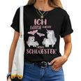 Children's Ich Werde Wieder Große Schwestererkunden Unicorns T-shirt Frauen