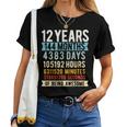 Compleanno 12 Anni Ragazzo Ragazzaintage Regalo Maglietta da donna