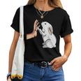 Conejo Amor Conejo Divertido Regalo De Pascua Para Es Y Niñas Camiseta de mujer