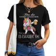 Dabbing Unicorn Es Escaliert Eh Women's Costume Unicorn T-shirt Frauen