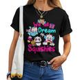 Donna Le Ragazze Amano Panda Unicorn Squishy Tutti Sogniamo Gli Squishies Con Collo A Maglietta da donna