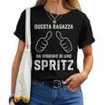 Donna Spritz Alcol Ragazza Divertente Maglietta da donna