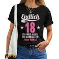 Endlich 18 Ich Weiß Alles Kann Alles Ahm Mama T-shirt Frauen