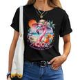 Flamingle All The Way Summer Cocktail Flamingo Summer Vibes Women T-shirt