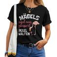 Girls Egal Was Passed Pegel Halten Flamingo Jga Party S T-shirt Frauen