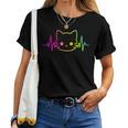 Heartbeat Cat Pour Hommes Et S Enfants Chatons Amoureux Des Chats Drôles Et Mignons T-shirt femme