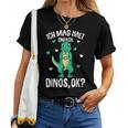 Ich Mag Halt Dinos Dinosaur T-Rex Girls' Children's Dinosaur T-shirt Frauen