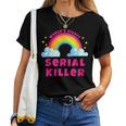Il Serial Killer Più Bello Del Mondo Sarcastic Retro Serial Killer Maglietta da donna