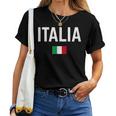 Italia Bandera Hombres Es Niños Italia Camiseta de mujer