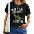 Just A Girl Who Loves Komodo Dragons Maglietta da donna