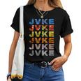 Jvke Colorful With Butterfly And Snake Vintage Retro Women T-shirt