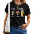 Kleine Pilzkunde Glückspilz Beer T-shirt Frauen