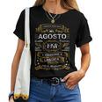 Leggende Sono Nate Agosto 1958 Compleanno Uomini E Donne Maglietta da donna