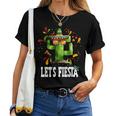 Let's Fiesta Cactus Mexican Party Tacos Nacho Avocado T-shirt Frauen