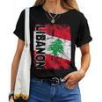 Libanon Flag Women's Children's Libanon T-shirt Frauen