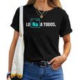 Lo Sodio A Todos Los Odio A Todos Cuello Camiseta de mujer