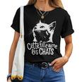 Maman Chat Cette Fille Aime Les Chats Humour Chat T-shirt femme