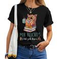 Mir Reicht's Ich Geh Lesen Books Reading Fan Bookworm Owls T-shirt Frauen