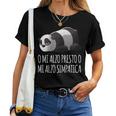 Panda Regalo Donna O Mi Alzo Presto O Simpatica Maglietta da donna