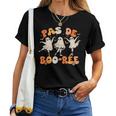 Pas De Boo-Rée Ghost Ballet Dancer Halloween Dance Teacher Women T-shirt