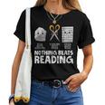 Rock Paper Scissor Reading Book Reading Teacher Bookworm Women T-shirt