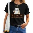 Science Teacher Ghost Halloween Chemistry Boo Elements Women Women T-shirt
