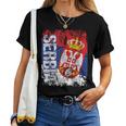 Serbia Flag Women's Children's Serbia T-shirt Frauen