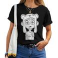Tekno Spiral Nomadinyl 23 Acid Dj Rave Maglietta da donna
