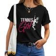 Tennis Player Girls Tennis T-shirt Frauen