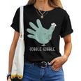 Turkey Glove Nurse Thanksgiving Women T-shirt