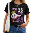 Women's Or 36 Jahren War Ich Mal Die Fastelste 36Th Birthday T-shirt Frauen