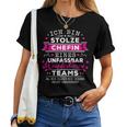 Women's With Saying For Die Chefin Im Büro T-shirt Frauen