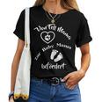 Women's Pregnancy On Fell Mama Zur Baby Mama Beförderton Fell S T-shirt Frauen