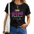 Women's Schlager Girls Schlager Queen 2024 Hit Party Outfit T-shirt Frauen