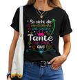 Women's With So Ssieht Die Madster And Coolste Aunt Der Welt T-shirt Frauen