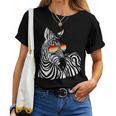 Zebra Horse Africa Animal Safari Boy Wild T-shirt Frauen