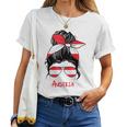 Austria Girl's Austria Woman Flag T-shirt Frauen