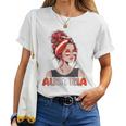 Austria Girl's Women's Flag Austria Jersey 2024 T-shirt Frauen