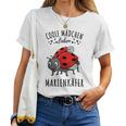 Coole Mädchen Lieben Marienkäfer Geschenk T-shirt Frauen