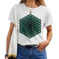 Darkpsy Goa Party Trippy Pattern Psichedelico Mandala Trance Maglietta da donna