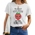 Das Leben Ist Besser Mit Einer Himbeere Kawaii T-shirt Frauen