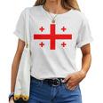 Georgia Flag Georgia Flag Georgian Flags Women's T-shirt Frauen