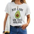 Just A Girl Who Loves Avocados Camiseta de mujer