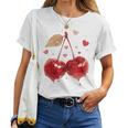 Kirschen Coquette Girl Aesthetic T-shirt Frauen